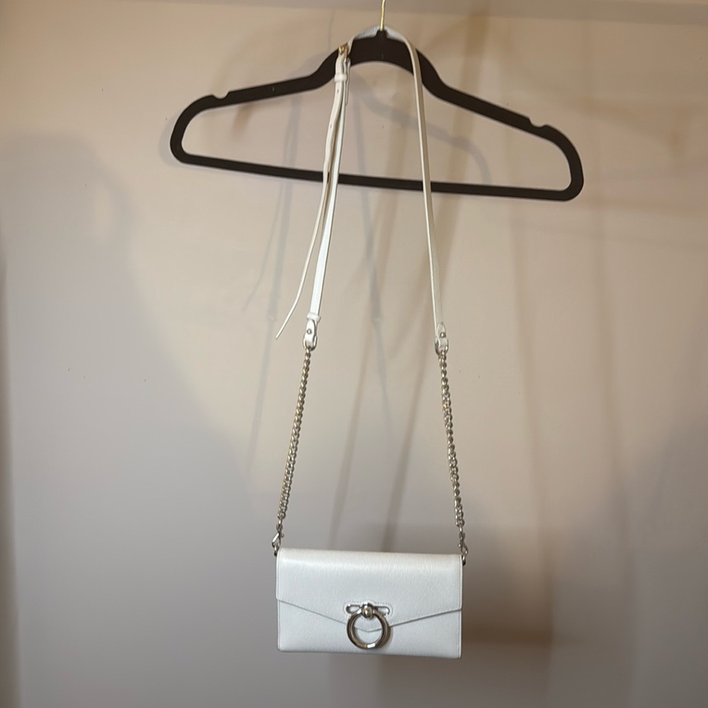 Barely Used - Rebecca Minkoff Crossbody Bag in Pebble Grey